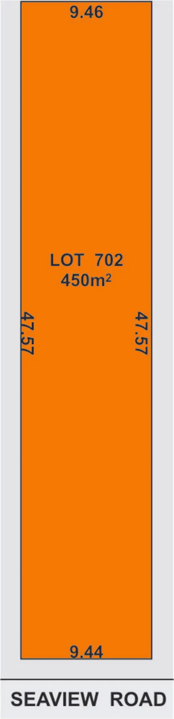 Floorplan of Homely land listing, 126 Seaview Road, Tennyson SA 5022