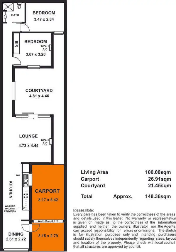 Floorplan of Homely house listing, 46 Rapid Avenue, Northgate SA 5085
