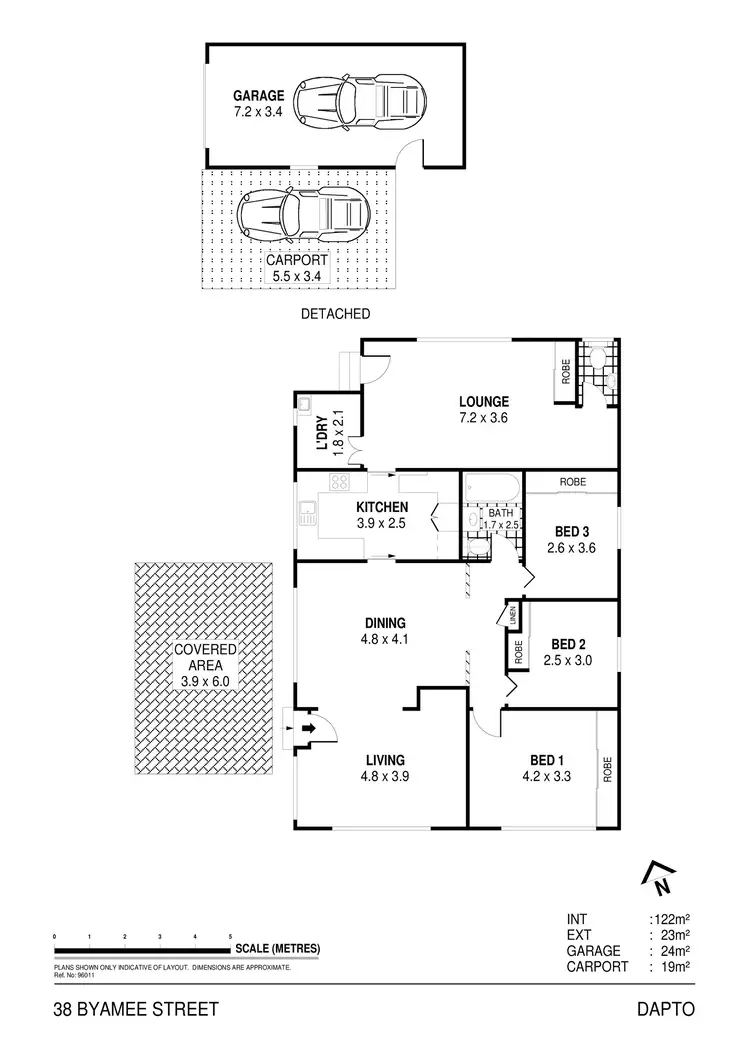 Floorplan of Homely house listing, 38 Byamee Street, Dapto NSW 2530