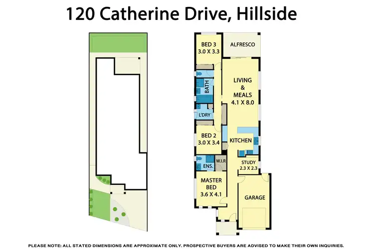 Floorplan of Homely house listing, 120 Catherine Drive, Hillside VIC 3037