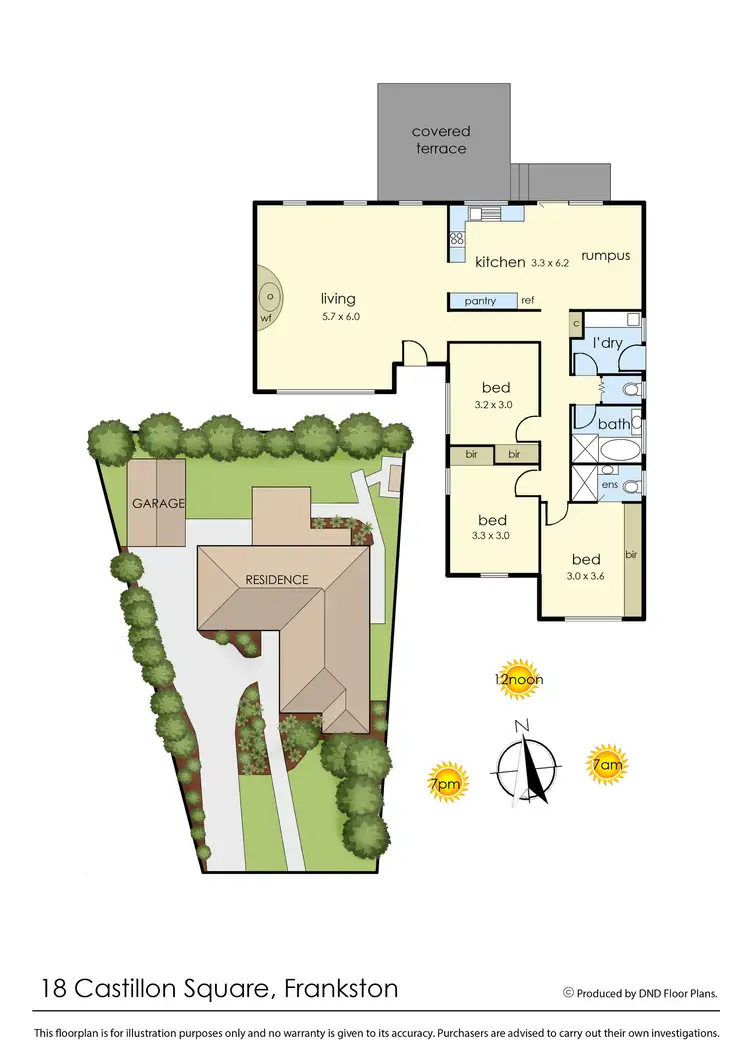 Floorplan of Homely house listing, 18 Castillon Square, Frankston VIC 3199