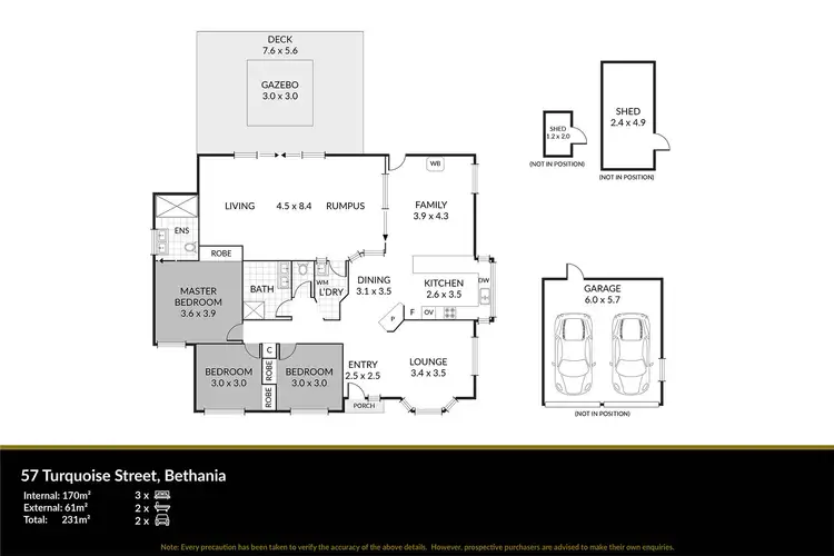 Floorplan of Homely house listing, 57 Turquoise Street, Bethania QLD 4205