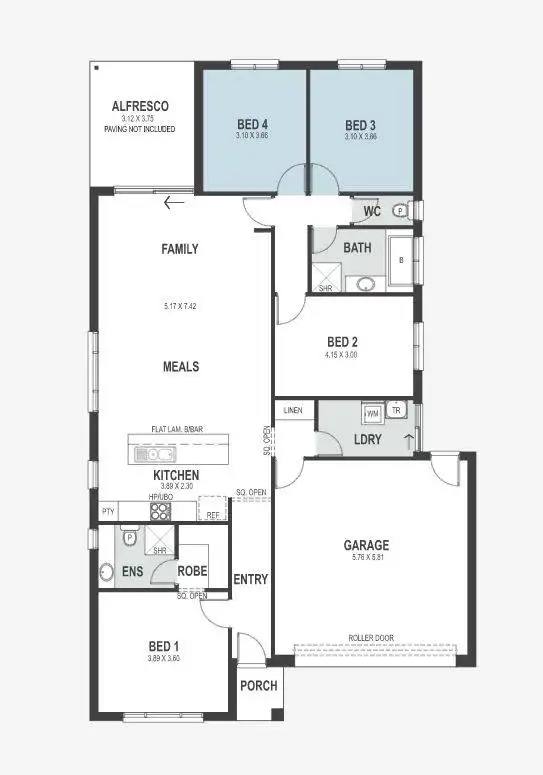 Floorplan of Homely house listing, 10 Rivitalo Avenue, Munno Para SA 5115