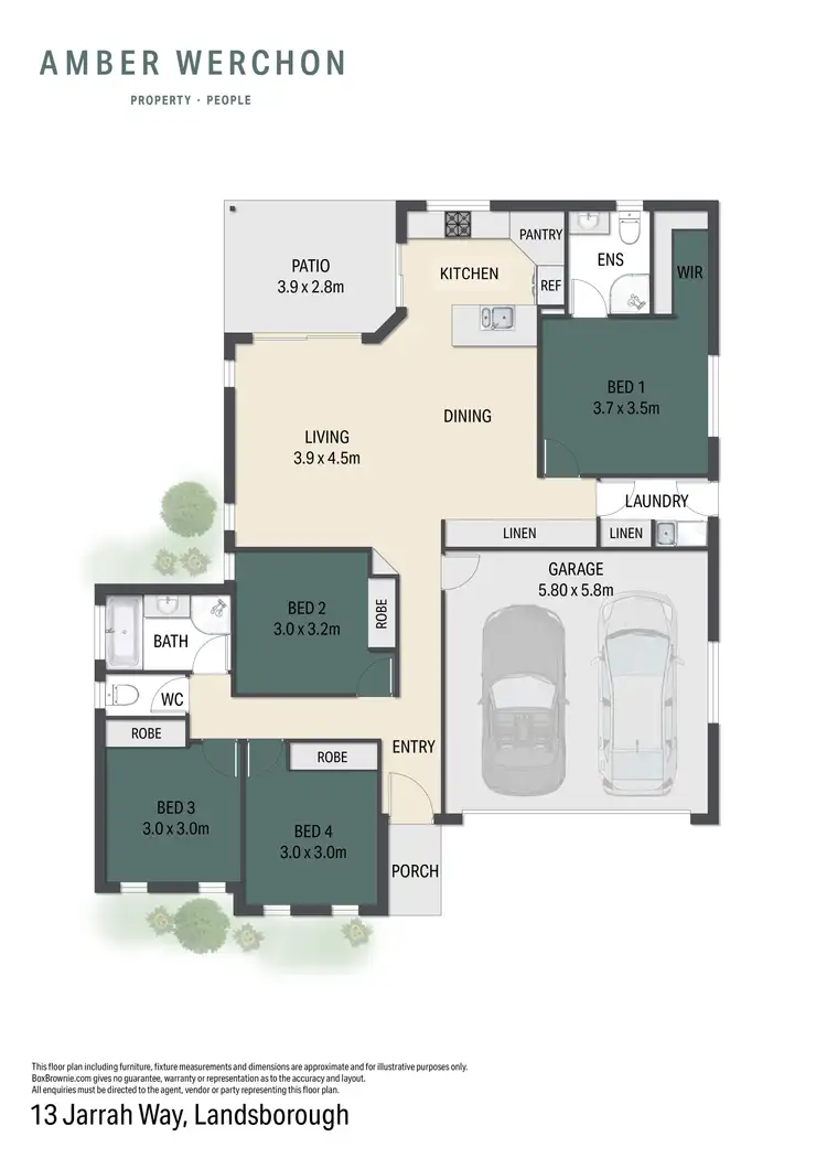 Floorplan of Homely house listing, 13 Jarrah Way, Landsborough QLD 4550