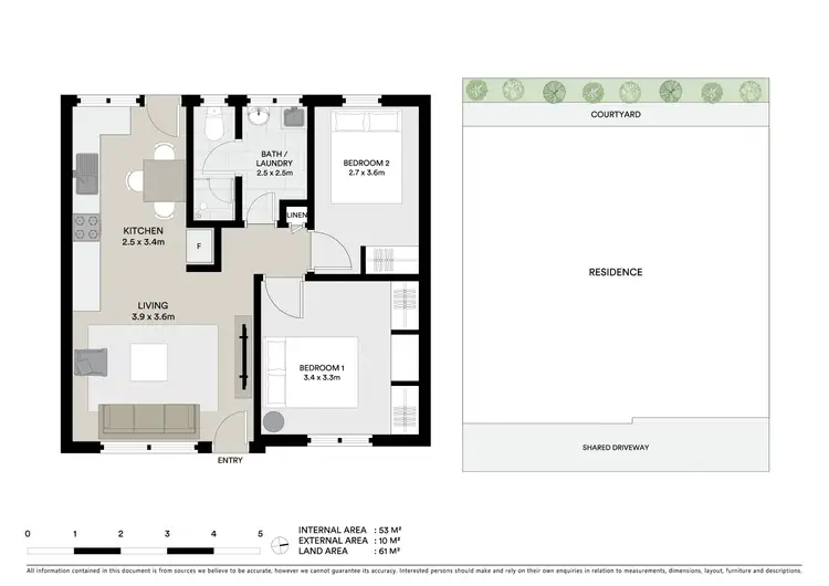Floorplan of Homely unit listing, 3/8 Orr Street, Manifold Heights VIC 3218