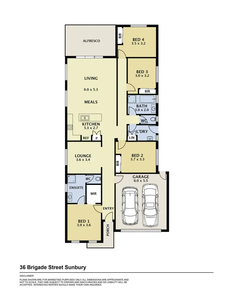 Floorplan of Homely house listing, 36 Brigade Street, Sunbury VIC 3429