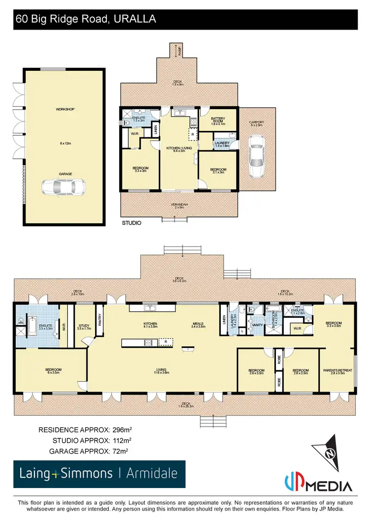 Floorplan of Homely rural property listing, 60 Big Ridge Road, Uralla NSW 2358