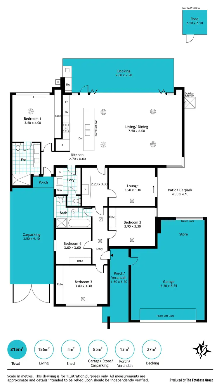 Floorplan of Homely house listing, 12 Kampana Avenue, Glenelg North SA 5045