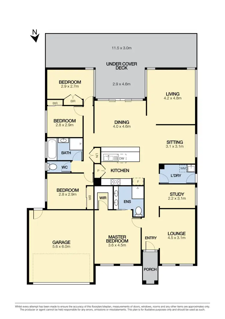 Floorplan of Homely house listing, 20 Sirius Way, Kurunjang VIC 3337