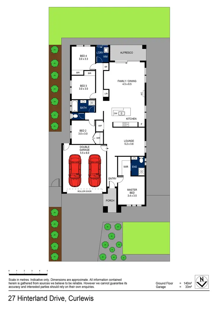 Floorplan of Homely house listing, 27 Hinterland Drive, Curlewis VIC 3222