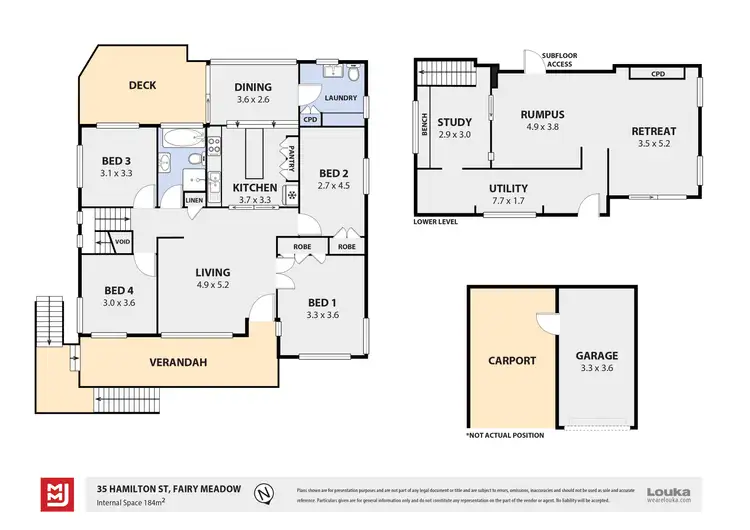 Floorplan of Homely house listing, 35 Hamilton Street, Fairy Meadow NSW 2519
