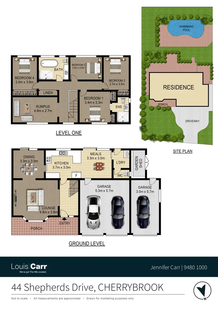 Floorplan of Homely house listing, 44 Shepherds Drive, Cherrybrook NSW 2126