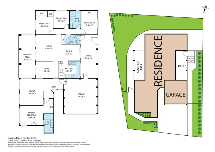 Floorplan of Homely house listing, 6 Mirita Place, Forster NSW 2428