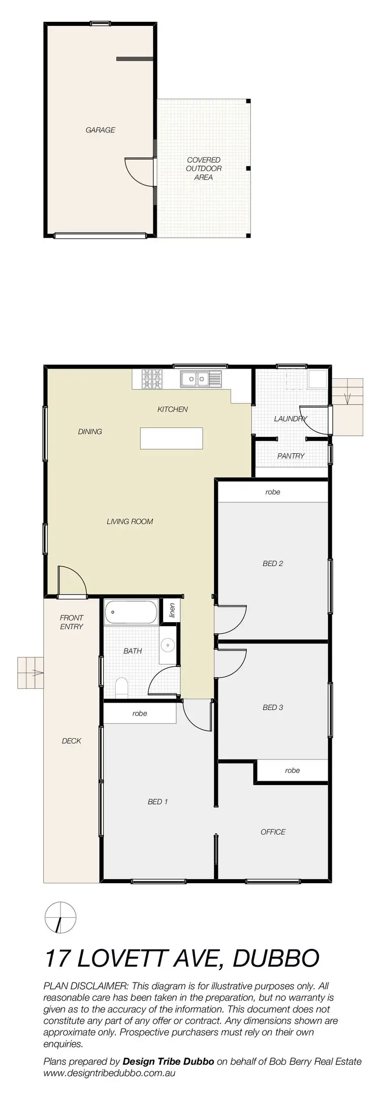 Floorplan of Homely house listing, 17 Lovett Avenue, Dubbo NSW 2830