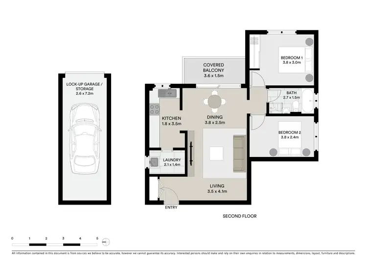 Floorplan of Homely apartment listing, 25/15 Grace Campbell Crescent, Hillsdale NSW 2036
