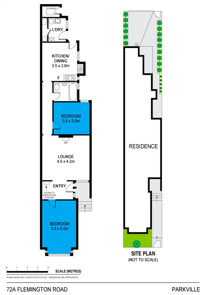 Floorplan of Homely house listing, 72A Flemington Road, Parkville VIC 3052