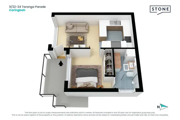 Floorplan of Homely villa listing, 9/22-24 Taronga Parade, Caringbah NSW 2229