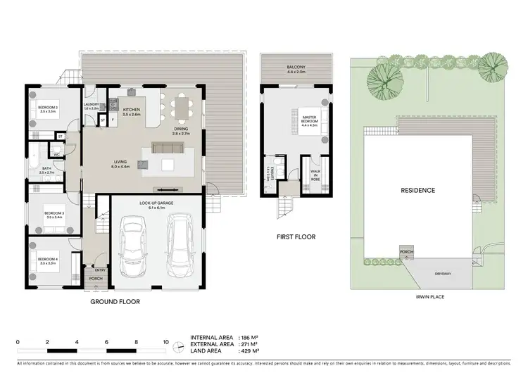 Floorplan of Homely house listing, 6 Irwin Place, Green Point NSW 2251