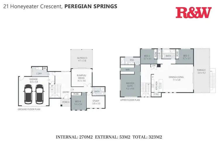 Floorplan of Homely house listing, 21 Honeyeater Crescent, Peregian Springs QLD 4573