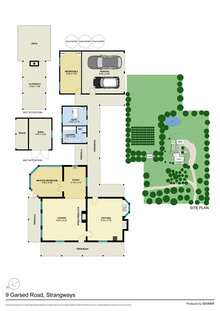 Floorplan of Homely house listing, 9 Garsed Road, Strangways VIC 3461