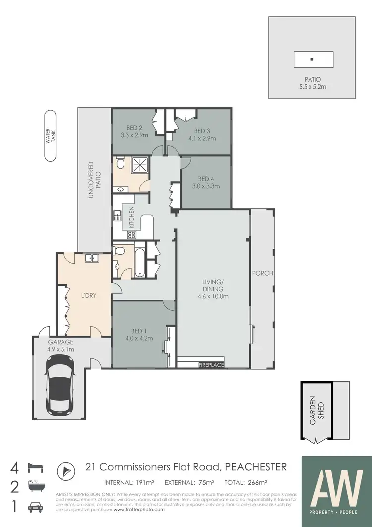 Floorplan of Homely house listing, 21 Commissioners Flat Road, Peachester QLD 4519