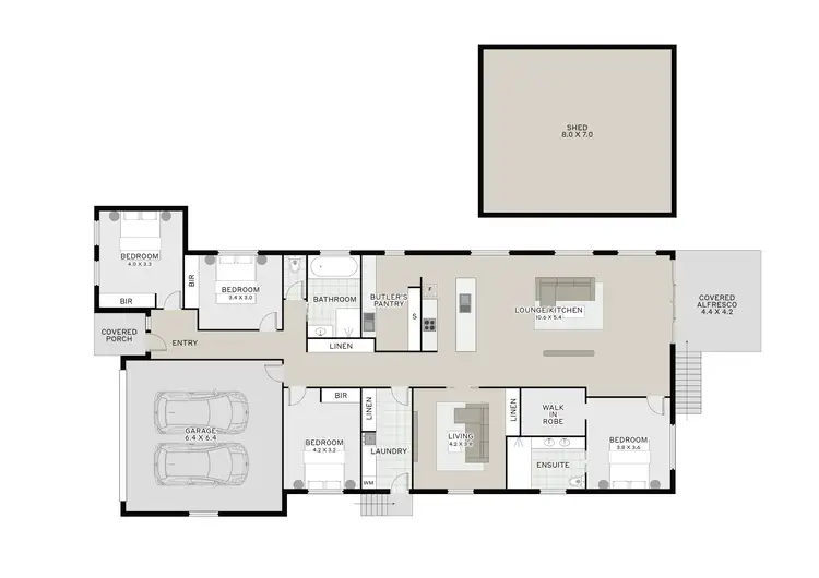 Floorplan of Homely house listing, 10 Henry Reed Court, Kings Meadows TAS 7249