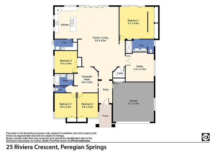 Floorplan of Homely house listing, 25 Riviera Crescent, Peregian Springs QLD 4573