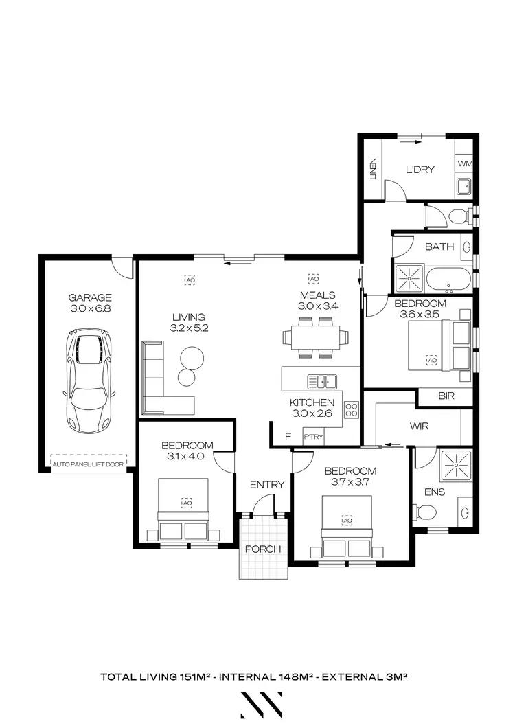 Floorplan of Homely house listing, 2/3 Acton Avenue, Windsor Gardens SA 5087