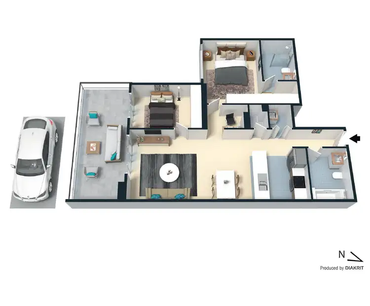 Floorplan of Homely apartment listing, 52/422-426 Peats Ferry Road, Asquith NSW 2077