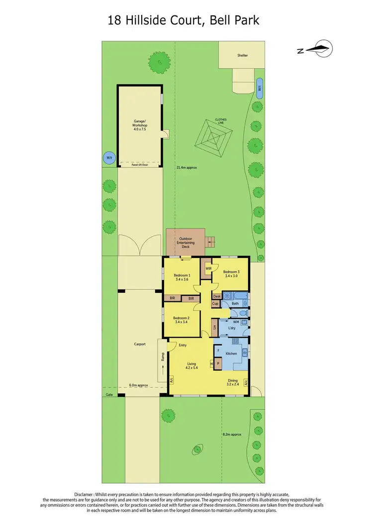 Floorplan of Homely house listing, 8 Hillside Court, Bell Park VIC 3215