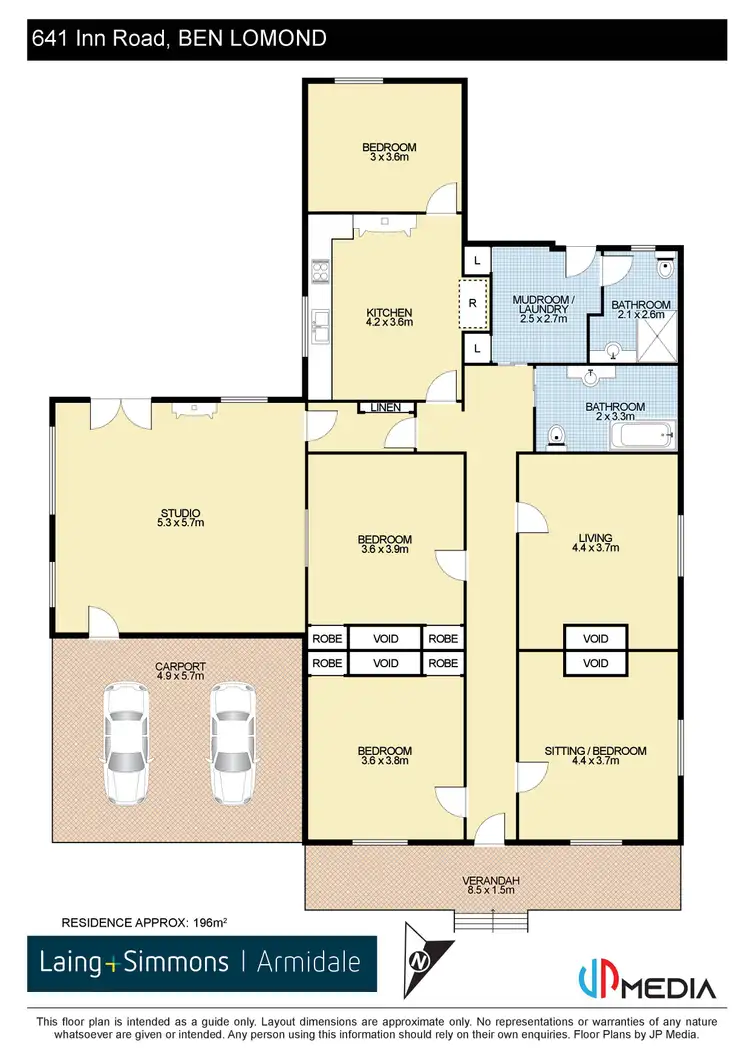 Floorplan of Homely house listing, 641 Inn Road, Ben Lomond NSW 2365