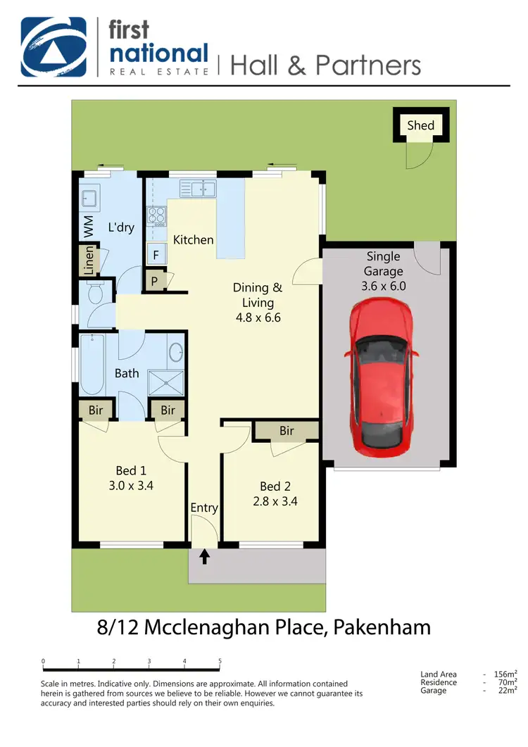 Floorplan of Homely unit listing, 8/12 McClenaghan Place, Pakenham VIC 3810