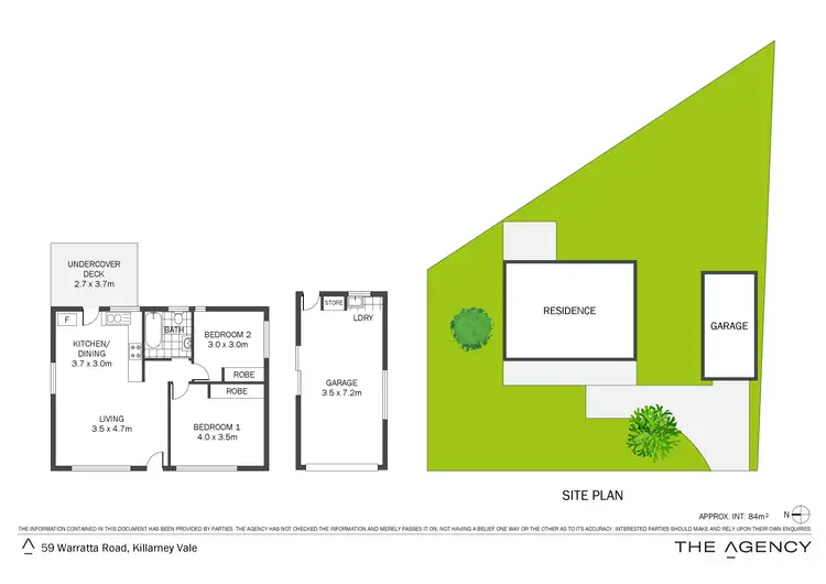 Floorplan of Homely house listing, 59 Warratta Street, Killarney Vale NSW 2261