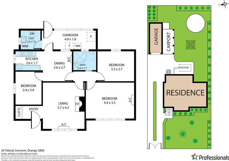 Floorplan of Homely house listing, 30 Tobruk Crescent, Orange NSW 2800