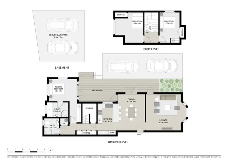 Floorplan of Homely townhouse listing, 6/15 Park Avenue, Gordon NSW 2072