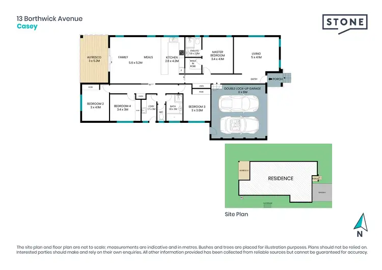 Floorplan of Homely house listing, 13 Borthwick Avenue, Casey ACT 2913