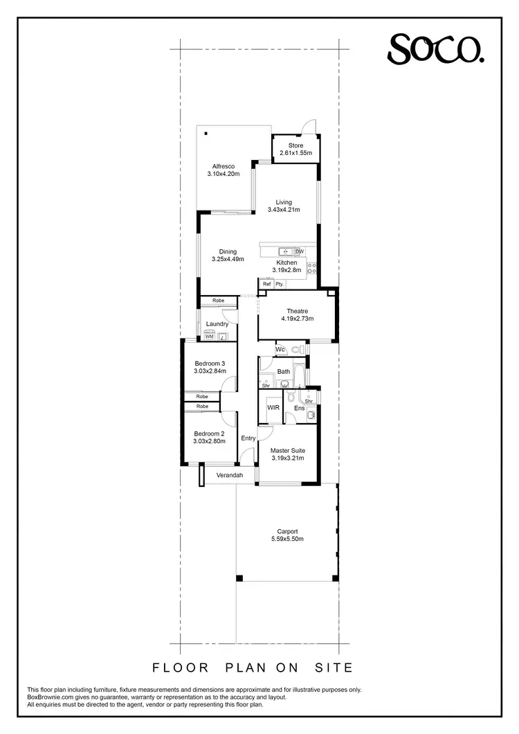 Floorplan of Homely house listing, 15b Radici Link, Sinagra WA 6065