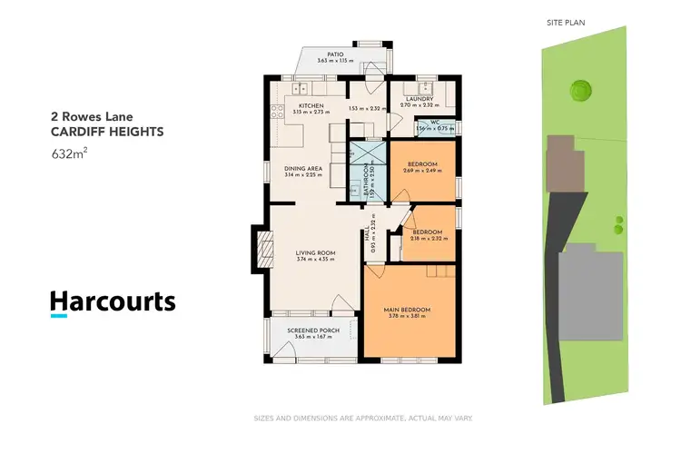 Floorplan of Homely house listing, 2 Rowes Lane, Cardiff Heights NSW 2285