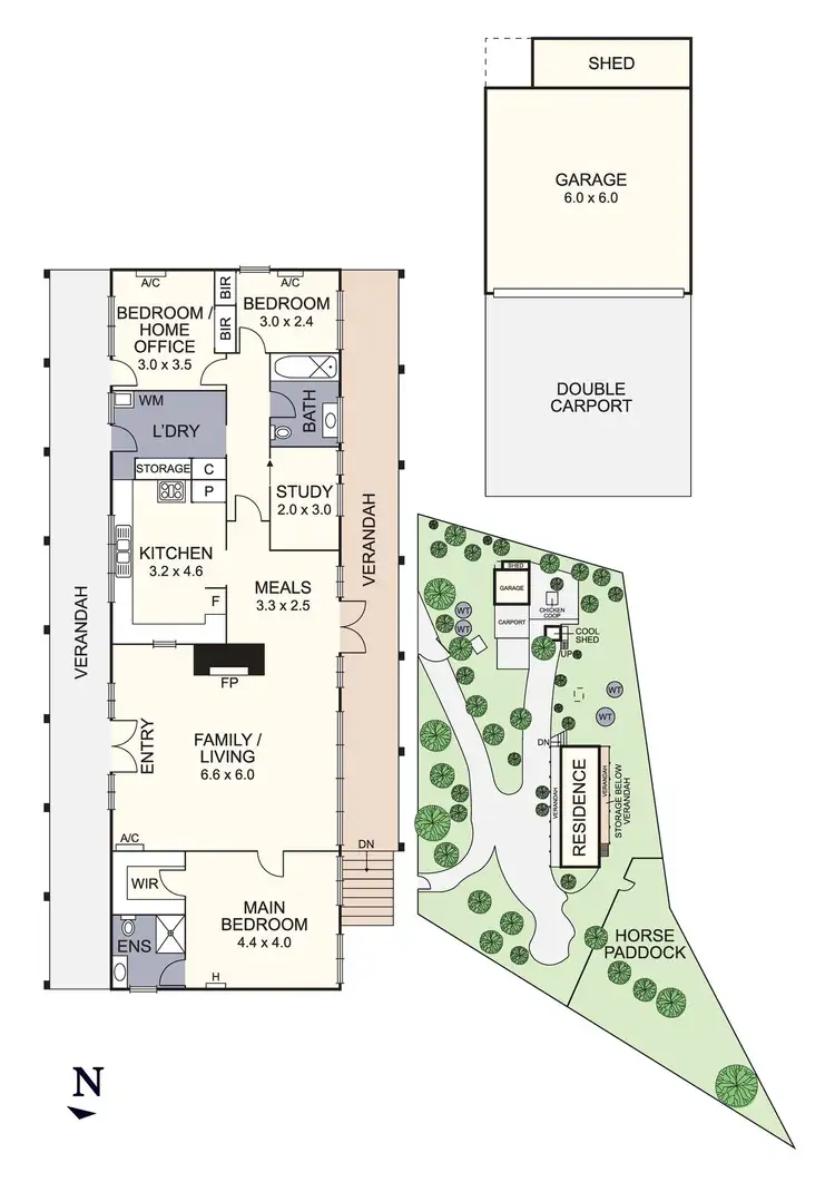 Floorplan of Homely house listing, 75 Burns Street, St Andrews VIC 3761