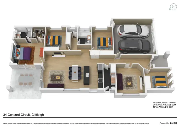 Floorplan of Homely house listing, 34 Concord Circuit, Cliftleigh NSW 2321