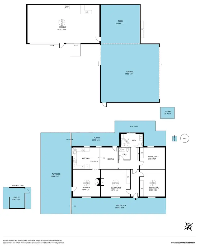 Floorplan of Homely rural property listing, 621 Alexandrina Road, Sandergrove SA 5255