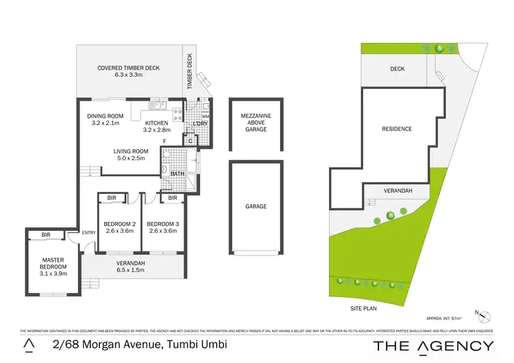 Floorplan of Homely semi-detached listing, 2/68 Morgan Avenue, Tumbi Umbi NSW 2261