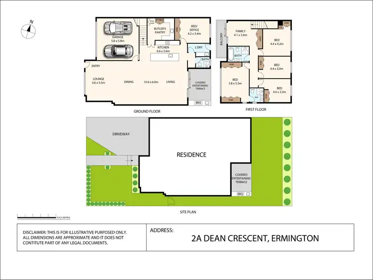 Floorplan of Homely semi-detached listing, 2A Dean Crescent, Ermington NSW 2115