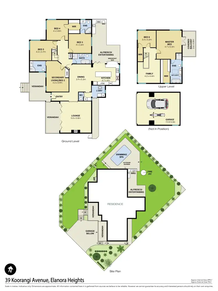 Floorplan of Homely house listing, 39 Koorangi Ave, Elanora Heights NSW 2101
