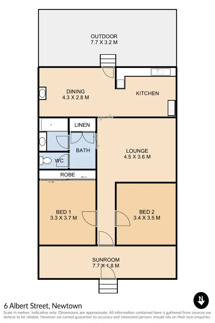 Floorplan of Homely house listing, 6 Albert Street, Newtown QLD 4350