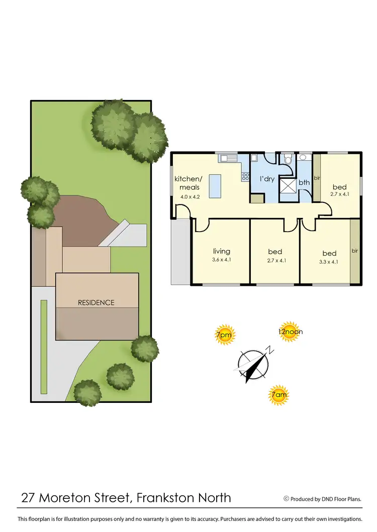 Floorplan of Homely house listing, 27 Moreton Street, Frankston North VIC 3200