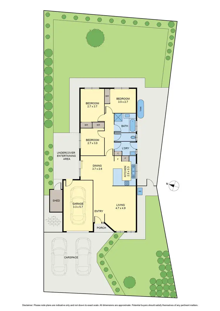 Floorplan of Homely unit listing, 2/102 Willys Avenue, Keilor Downs VIC 3038
