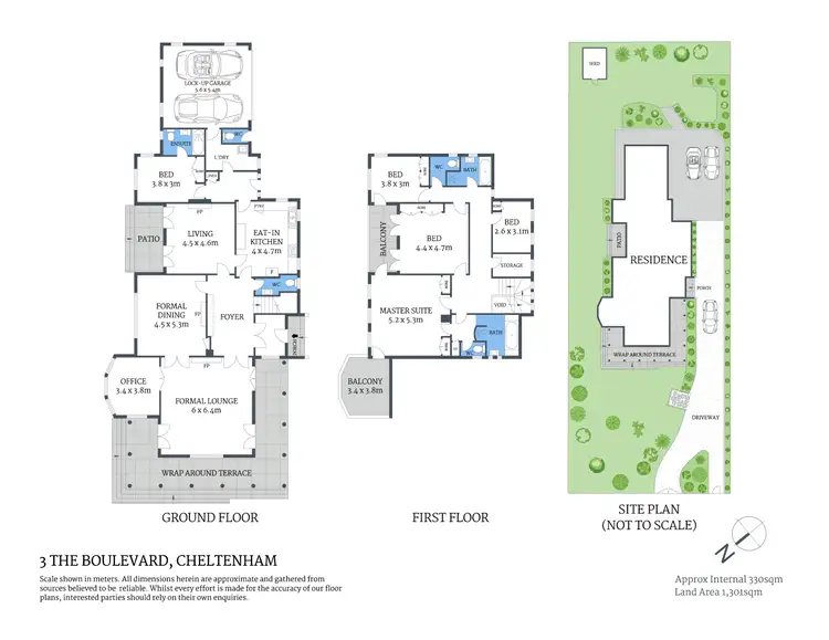 Floorplan of Homely house listing, 3 The Boulevard, Cheltenham NSW 2119