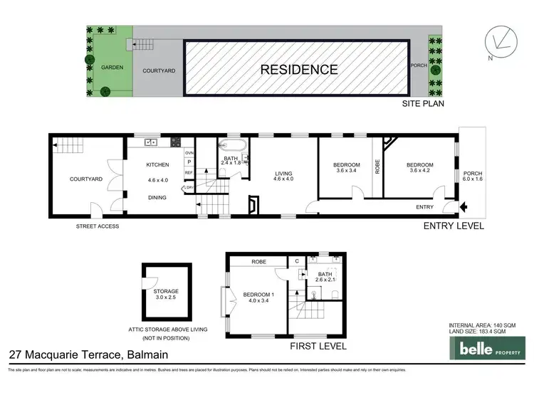 Floorplan of Homely house listing, 27 Macquarie Terrace, Balmain NSW 2041