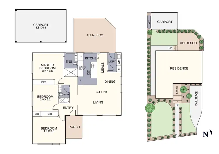 Floorplan of Homely house listing, 13 Mirang Avenue, Croydon VIC 3136